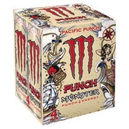 Picture of 500 Monster Pacific Punch Multi 4pk x6 DRS